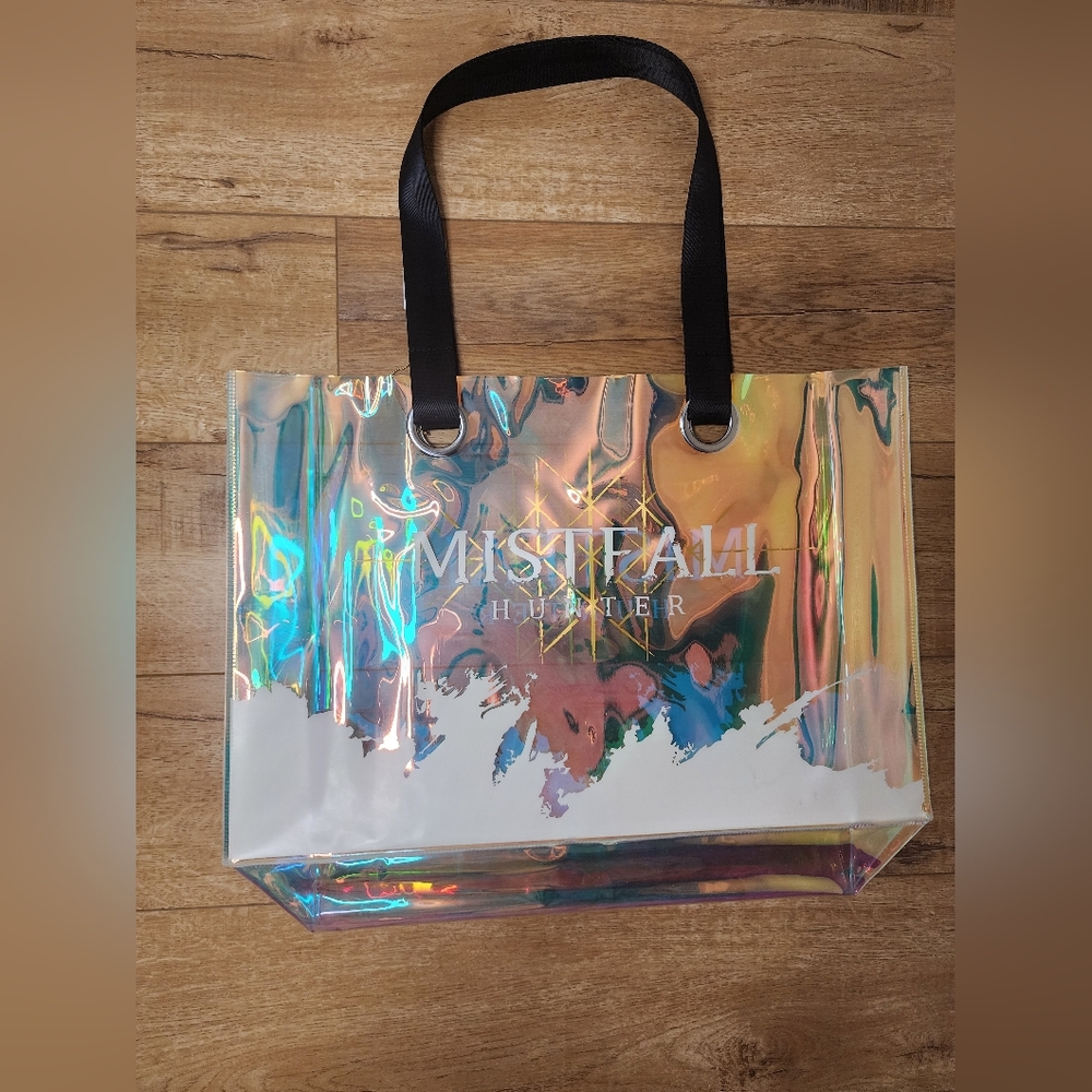 PAX West 2025 Mistfall Hunter Large Promotional Tote Bag Golographic 19.5x13x8in
